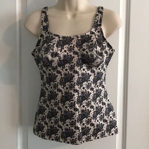 *NWT* Ruby Ribbon Ditsy Lace Support Camisole
